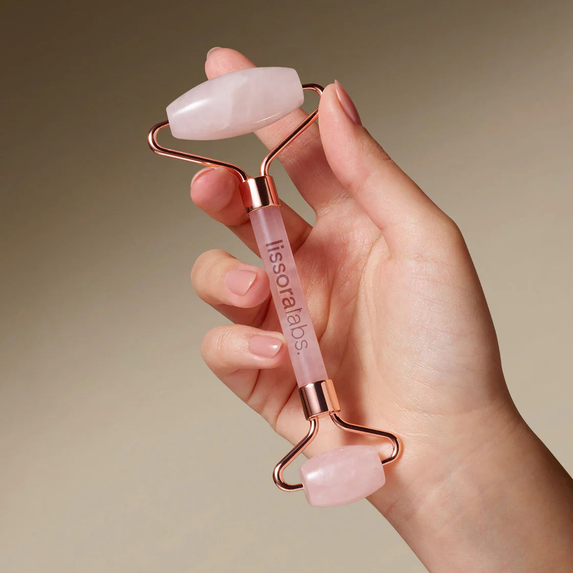 Rose Quartz Glow Roller – Firm Skin & Boost Circulation